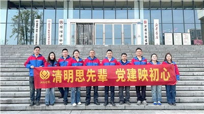 緬懷先烈，湘聯(lián)電纜黨支部開展清明主題黨日活動！